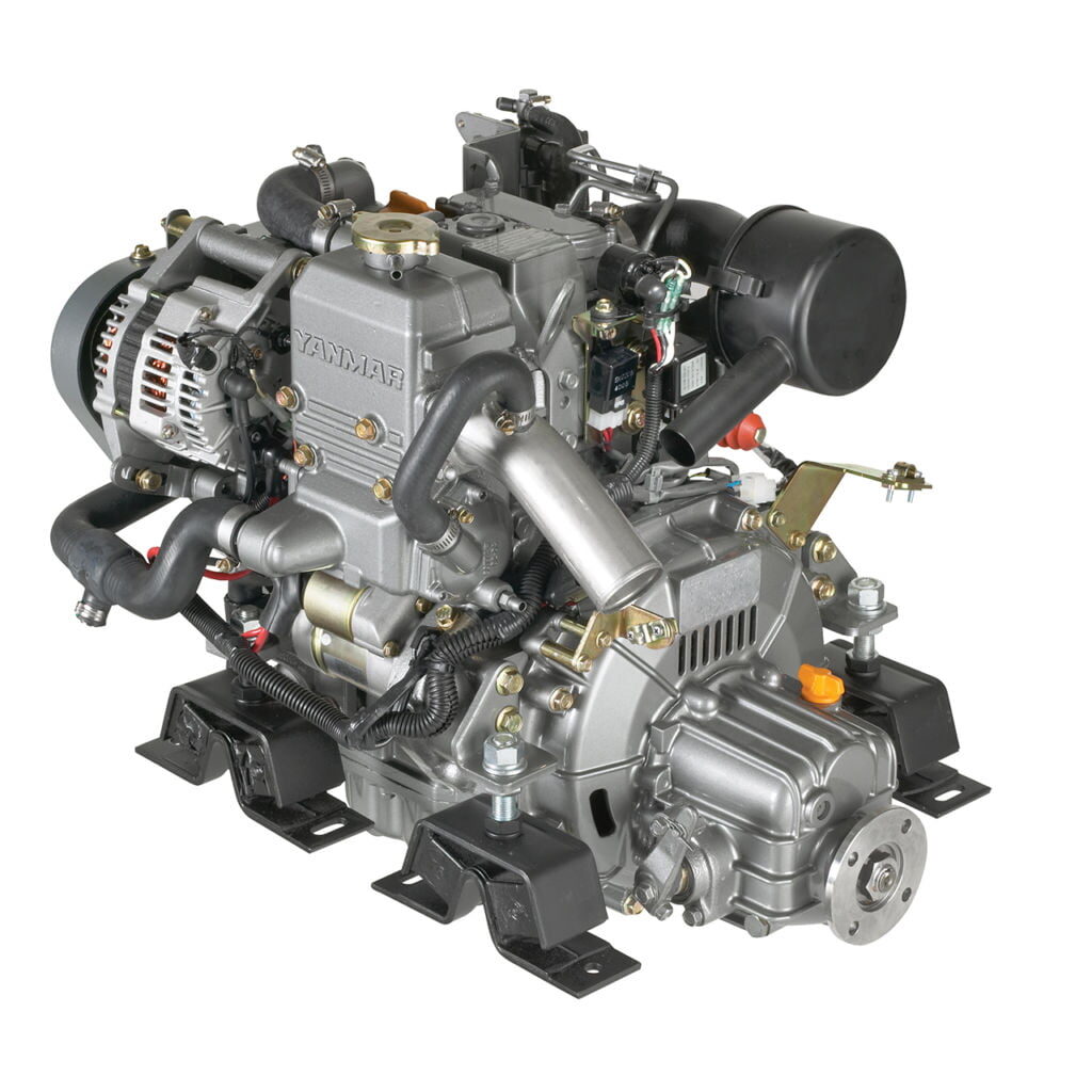 Image showing a very clean Yanmar 2YM15 Marine Diesel Engine