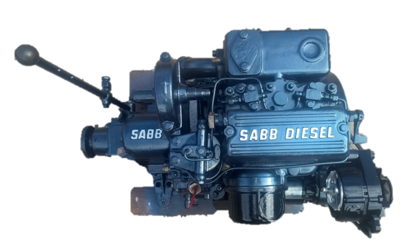 SABB 2HG Marine Diesel Engine (pictured from above)