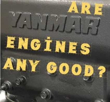Image showing a Yanmar engine block with the words, "Are Yanmar Engines any Good?"