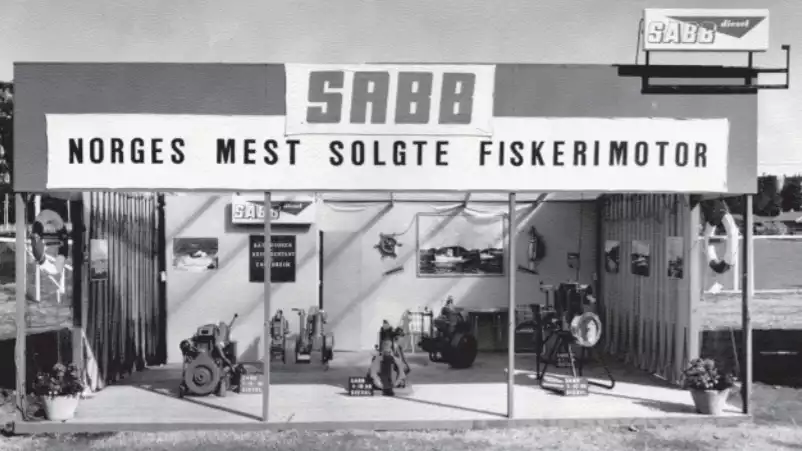 Image showing a SABB stall at a trade show in the 1950s