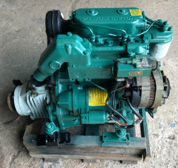 Image showing a clean Volvo Penta 2002 marine diesel engine