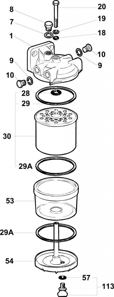 Components of CAV filter