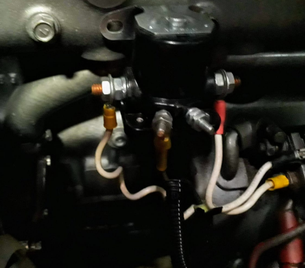 Yanmar GM Wiring Harness Starter Relay Modification With Pictures