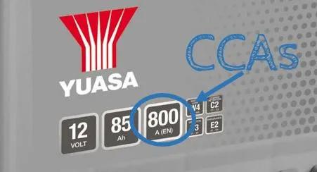 Image showing a lead-acid Engine Starting Battery.